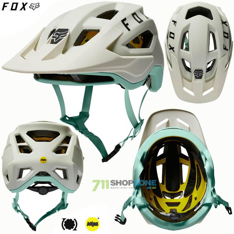 Cyklo oblečenie - Pánske, FOX cyklistická prilba Speedframe helmet Mips CE, kriedovo zelená