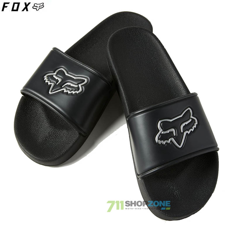 Oblečenie - Pánske, FOX šľapky Unisex Track Slides, čierna