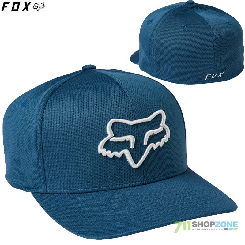 Oblečenie - Pánske, FOX šiltovka Lithotype flexfit 2.0 hat, modro šedá