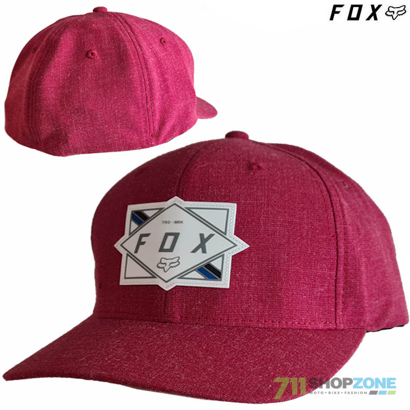Oblečenie - Pánske, FOX šiltovka Burnt flexfit hat, čili červená