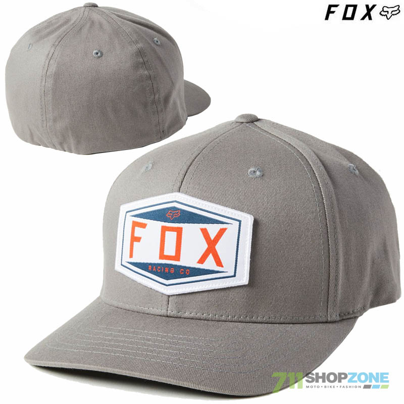 Oblečenie - Pánske, FOX šiltovka Emblem flexfit hat, šedá