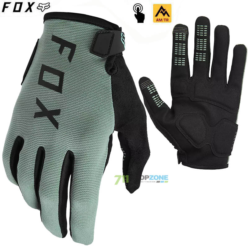 Cyklo oblečenie - Pánske, FOX cyklistické rukavice Ranger glove Gel, eukalyptová