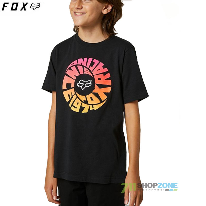 Oblečenie - Detské, FOX detské tričko Revolver ss tee, čierna