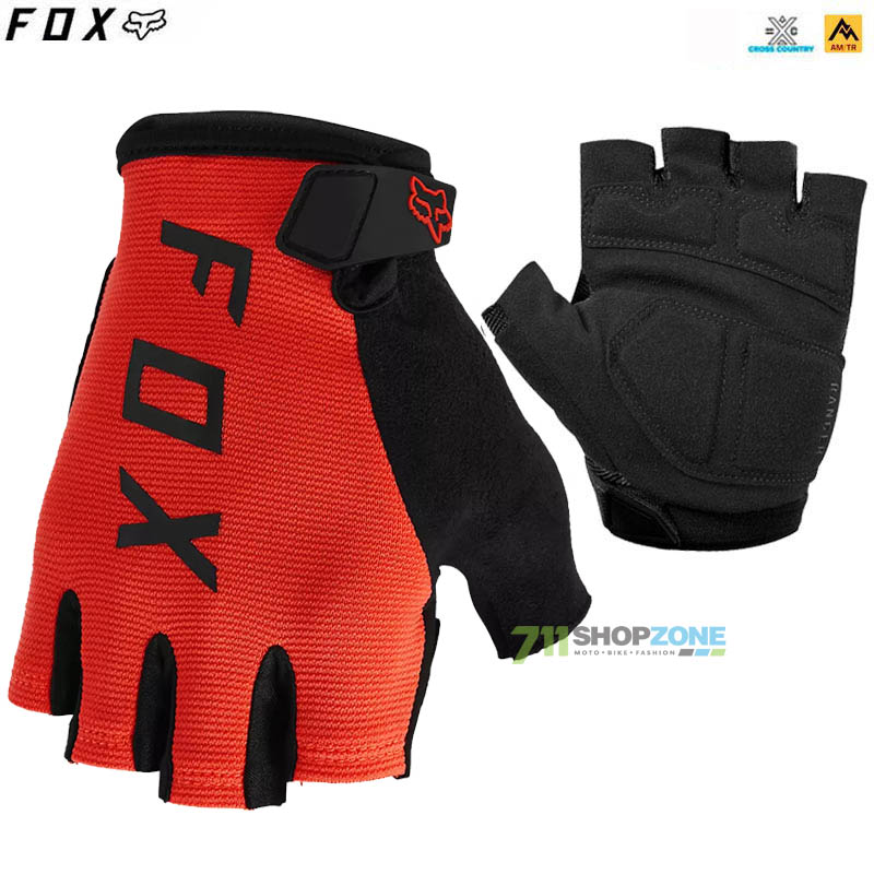 Cyklo oblečenie - Pánske, FOX cyklistické rukavice Ranger glove Gel short, neon oranžová