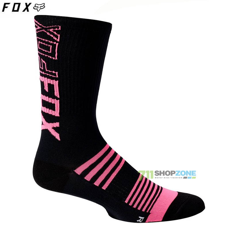 Cyklo oblečenie - Ponožky, FOX dámske cyklistické ponožky 8" Ranger sock, čierna