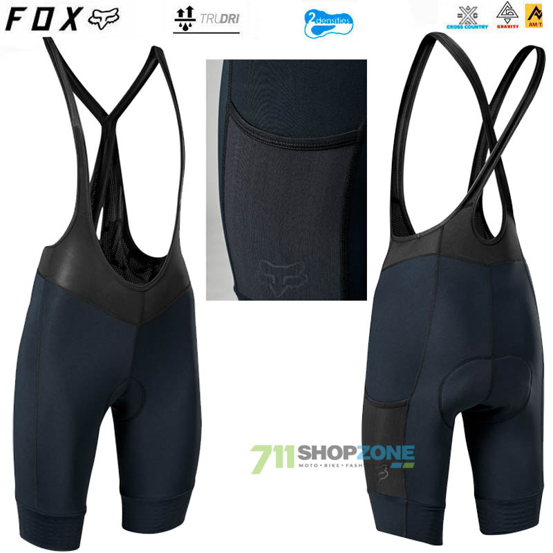 Cyklo oblečenie - Dámske, FOX dámske cyklo šortky Flexair Bib short, čierna