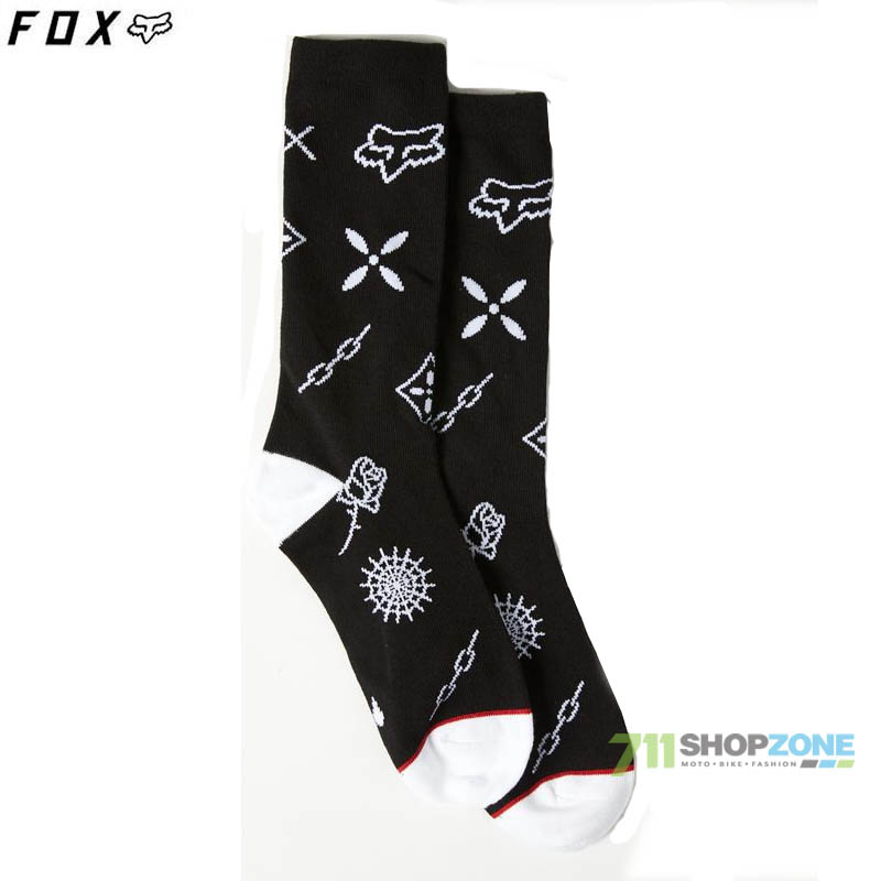 Oblečenie - Pánske, FOX ponožky Decrypted crew sock, čierna
