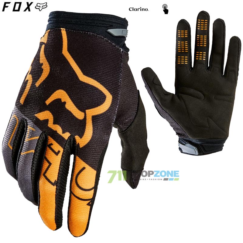 Moto oblečenie - Rukavice, FOX rukavice 180 Skew glove, čierno zlatá