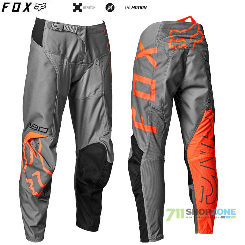 Moto oblečenie - Detské, FOX detské motokrosové nohavice 180 Skew pant, šedá