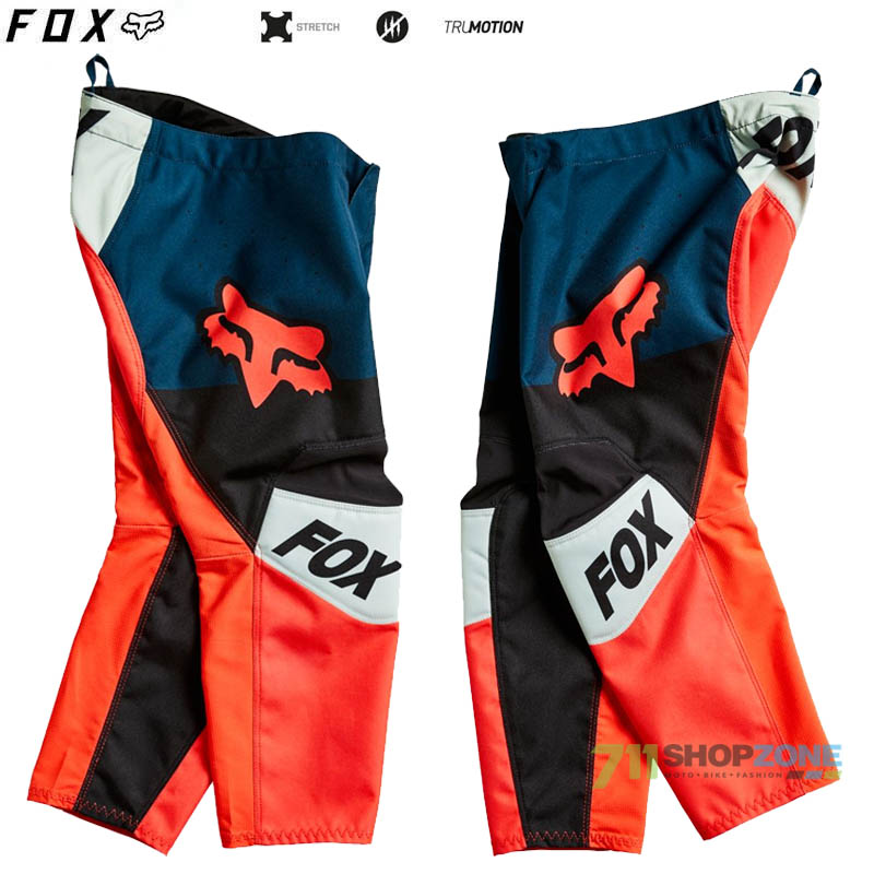 Moto oblečenie - Detské, FOX detské nohavice Kids 180 Trice pant, šedo oranžová
