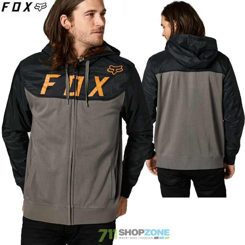Oblečenie - Pánske, FOX mikina Pivotal Zip fleece, čierna