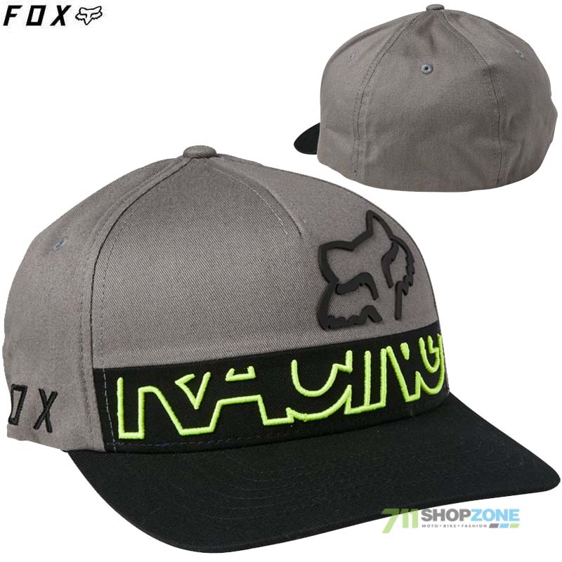 Oblečenie - Pánske, FOX šiltovka Skew flexfit hat, šedá