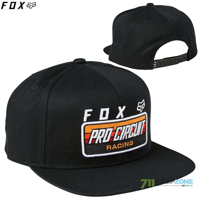 Oblečenie - Pánske, FOX šiltovka Pro Circuit snapback hat, čierna