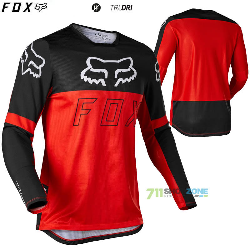 Moto oblečenie - Dresy, FOX enduro dres Legion LT jersey, červená