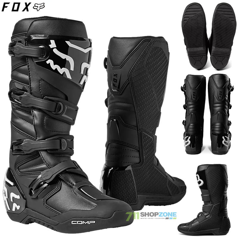 Moto oblečenie - Čižmy, FOX Comp Boot 23 moto čižmy, čierna