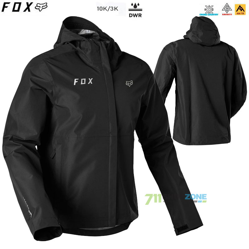 Cyklo oblečenie - Pánske, FOX športová bunda Legion Packable jacket, čierna