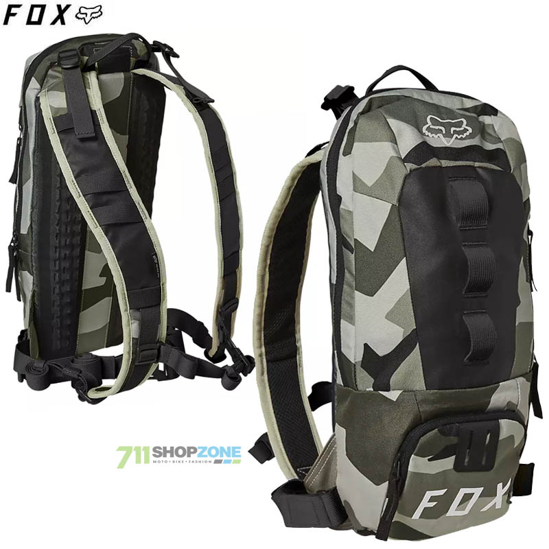 Moto oblečenie - Tašky/vaky, FOX hydra batoh Utility 6l Hydratation pack, zelený maskáč