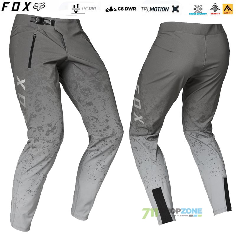 Cyklo oblečenie - Pánske, FOX cyklistické nohavice Defend Lunar pant, bledo šedá