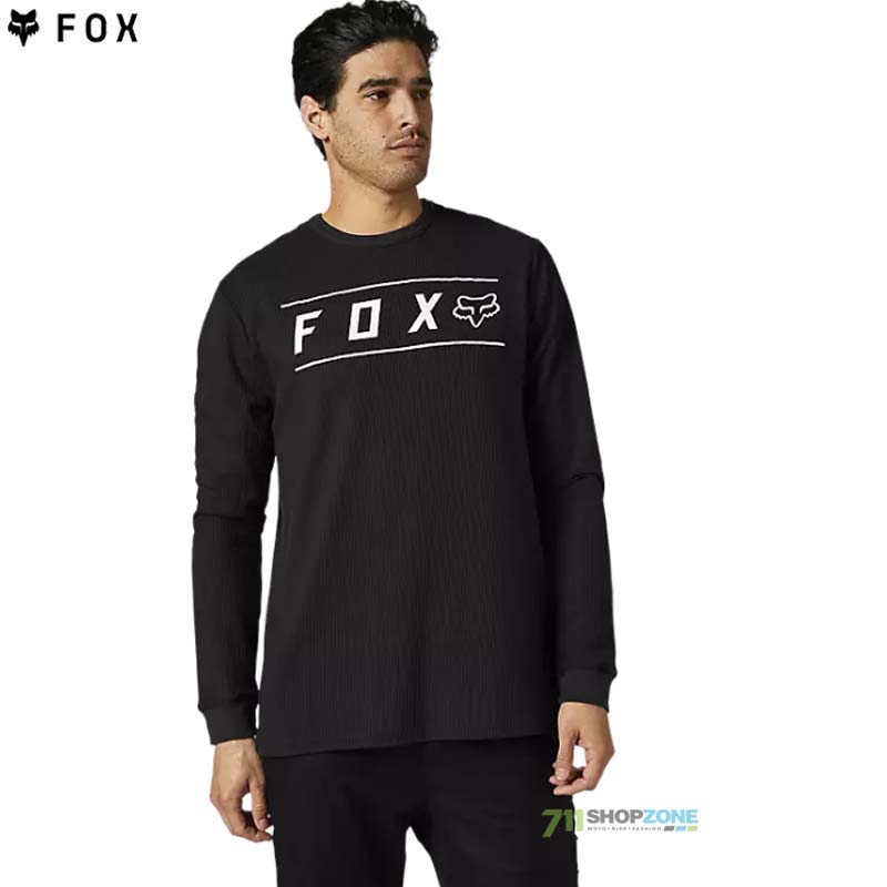 Oblečenie - Pánske, FOX tričko s dlhým rukávom Pinnacle LS Thermal, čierno biela