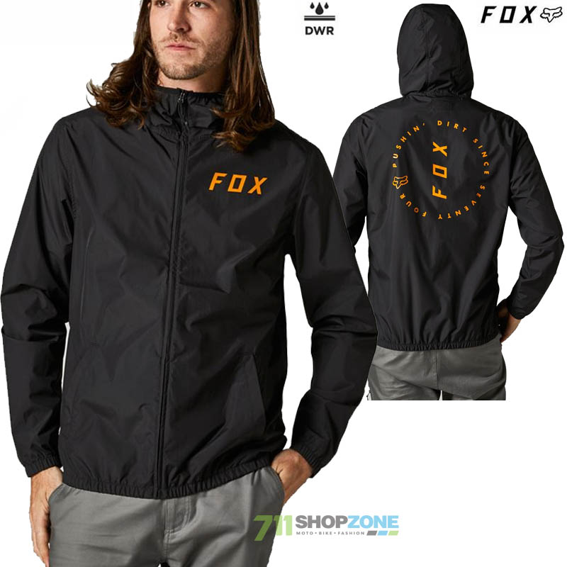 Oblečenie - Pánske, FOX bunda Clean Up windbreaker jacket, čierna