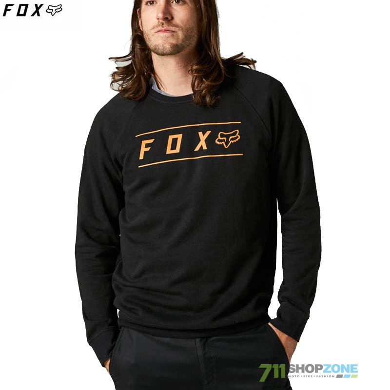 Oblečenie - Pánske, FOX mikina Pinnacle crew fleece, čierna