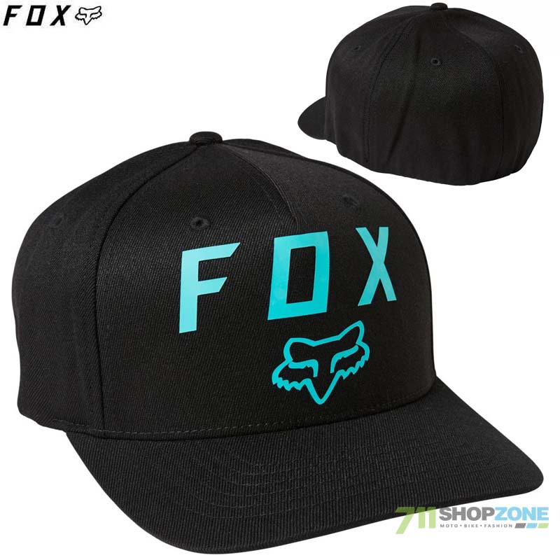 Oblečenie - Pánske, FOX šiltovka Number 2 flexfit 2.0 hat, čierna