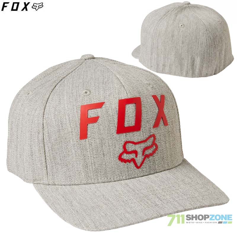 Oblečenie - Pánske, FOX šiltovka Number 2 flexfit 2.0 hat, šedý melír