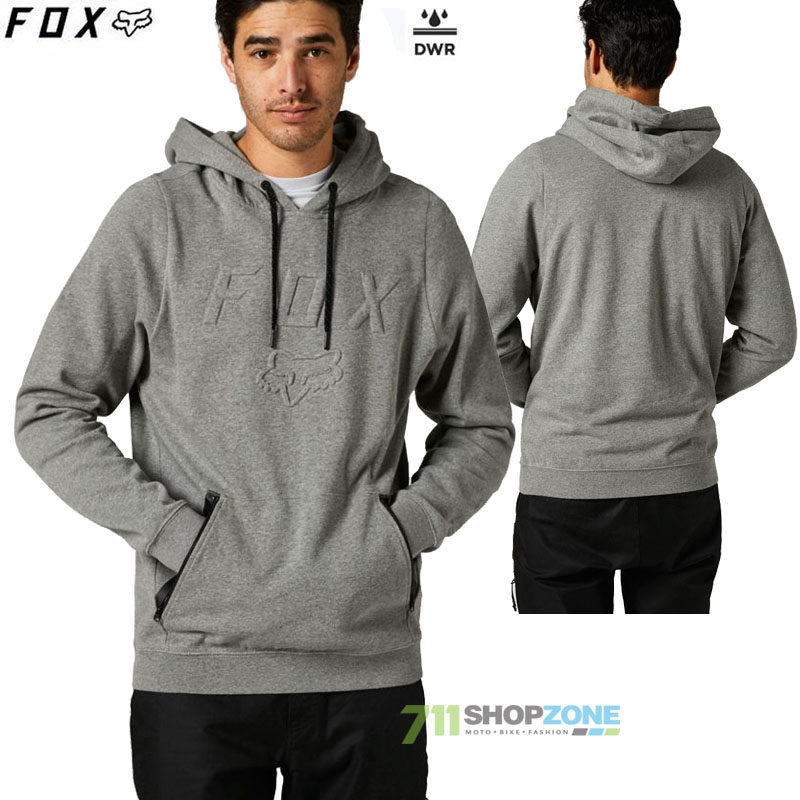 Oblečenie - Pánske, FOX mikina Backlash DWR PO fleece, šedý melír