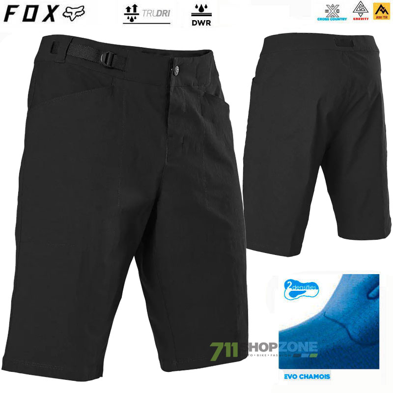 Cyklo oblečenie - Pánske, FOX cyklistické šortky Ranger Lite short 22, čierna