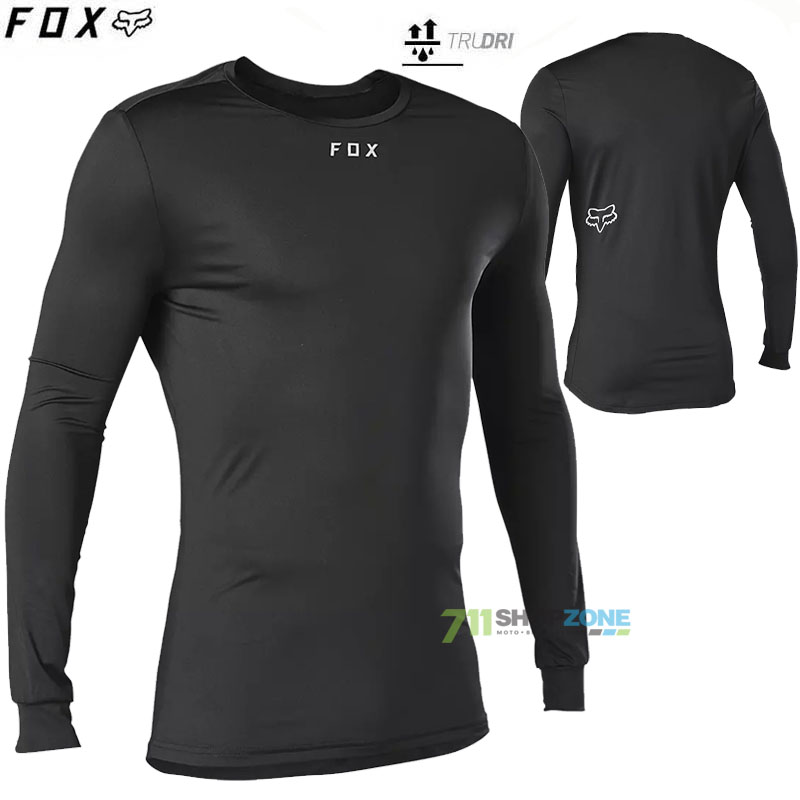 Moto oblečenie - Termo, FOX termo tričko Tecbase LS shirt, čierna