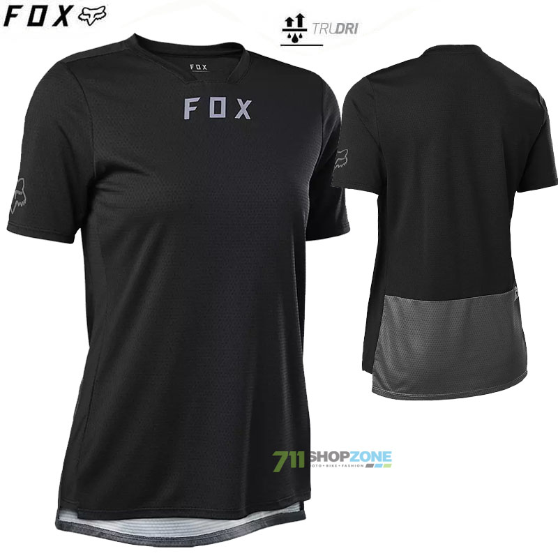 Cyklo oblečenie - Dámske, FOX dámsky cyklistický dres Defend ss jersey 22, čierna