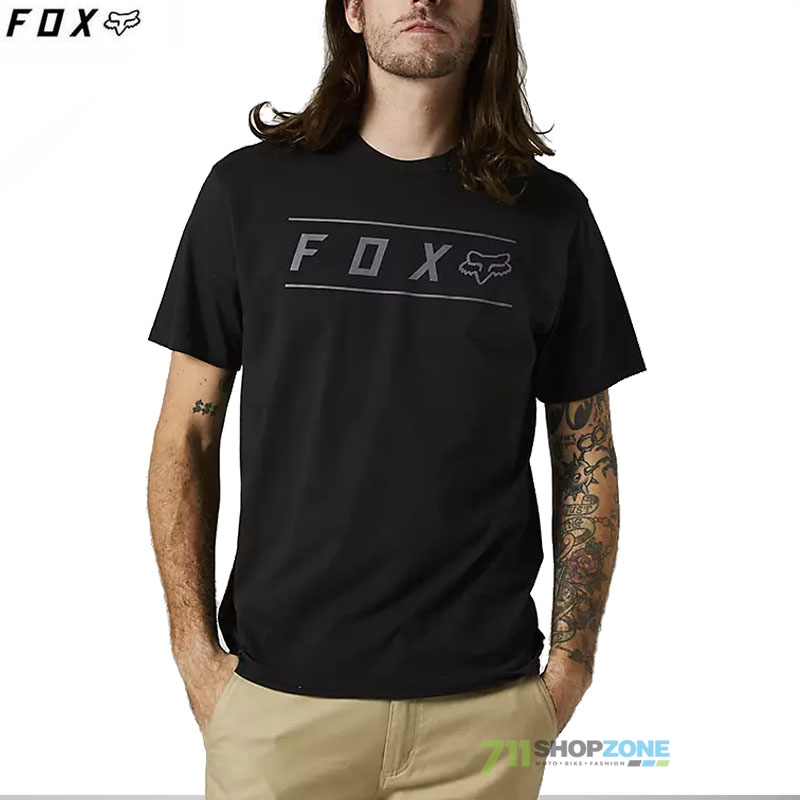 Oblečenie - Pánske, FOX tričko Pinnacle ss Premium tee, čierna čierna