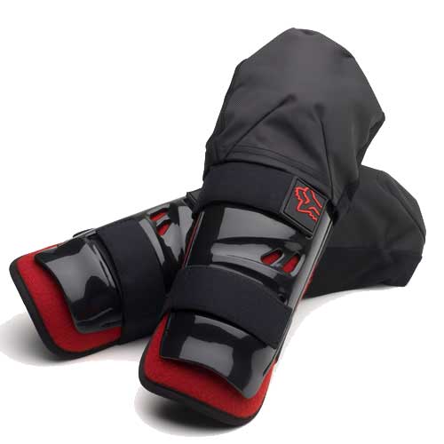 Zľavy - Chrániče, Fox kolenné chrániče System Leg Armor, čierna