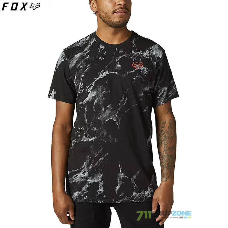 Oblečenie - Pánske, FOX tričko Karrera Head ss Premium tee, čierna