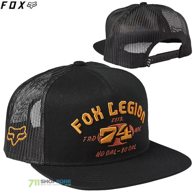 Oblečenie - Pánske, FOX šiltovka At Bay snapback hat, čierna