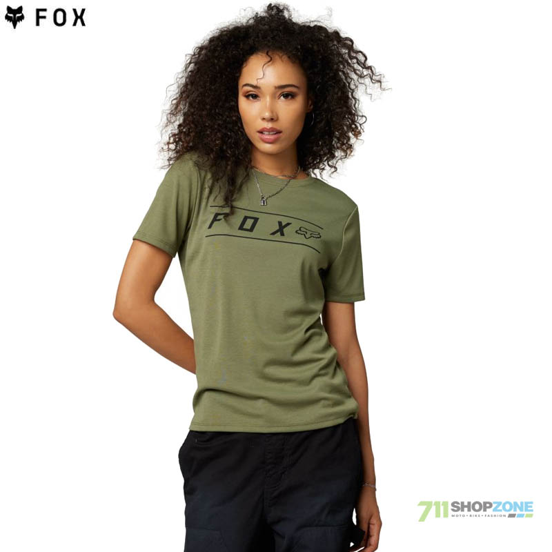 Oblečenie - Dámske, FOX dámske tričko Pinnacle ss Tech tee, army zelená