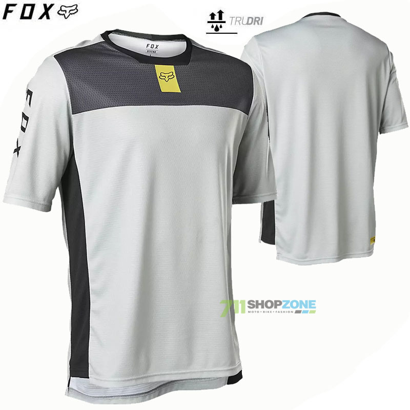 Cyklo oblečenie - Pánske, FOX cyklistický dres Defend ss jersey 22, kriedovo čierna