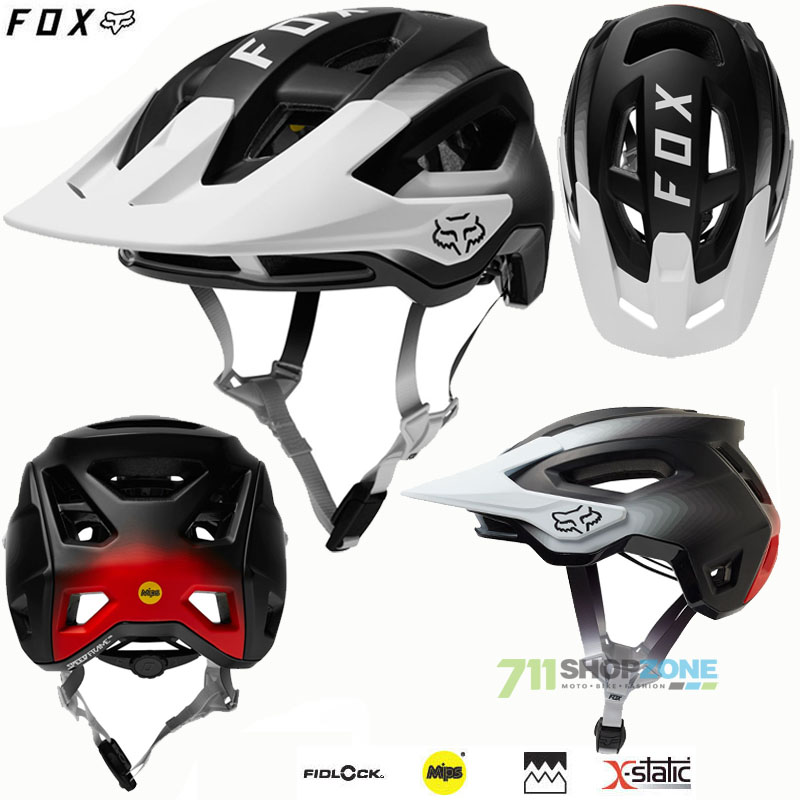 Cyklo oblečenie - Pánske, FOX cyklistická prilba Speedframe Pro Fade, čierna
