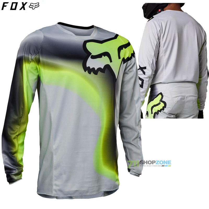 Moto oblečenie - Dresy, FOX motokrosový dres 180 Toxsyk jersey, neon žltá