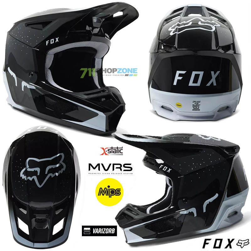 Moto oblečenie - Helmy, FOX motokrosová prilba V2 Vizen helmet ECE, čierna