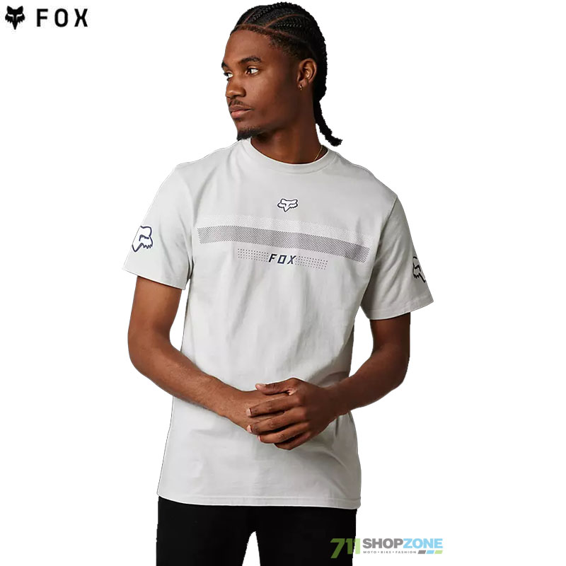 Oblečenie - Pánske, FOX tričko Efekt ss Premium tee, bledo šedá