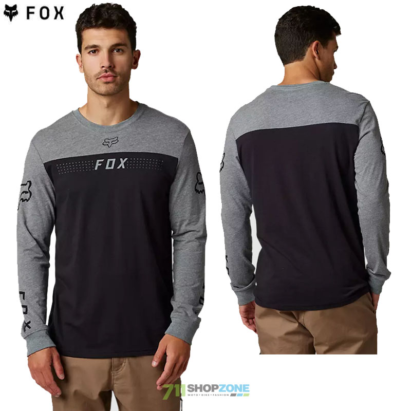 Oblečenie - Pánske, FOX tričko s dlhým rukávom Efekt LS tee, čierna