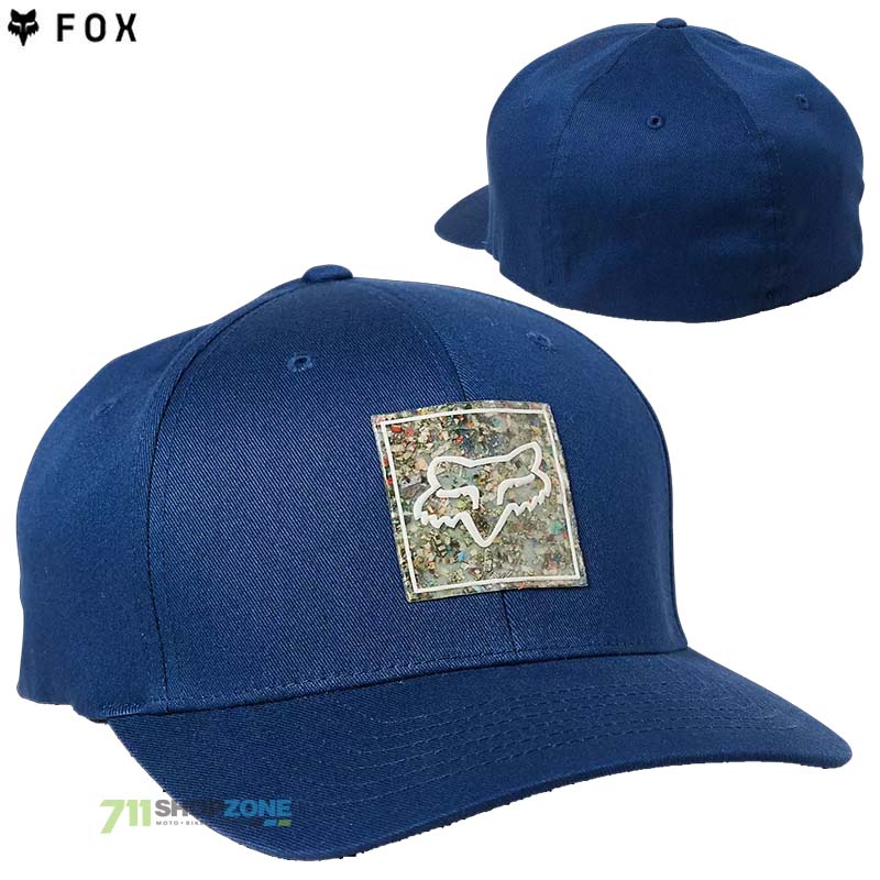 Oblečenie - Pánske, FOX šiltovka Same Level flexfit hat, tmavo modrá