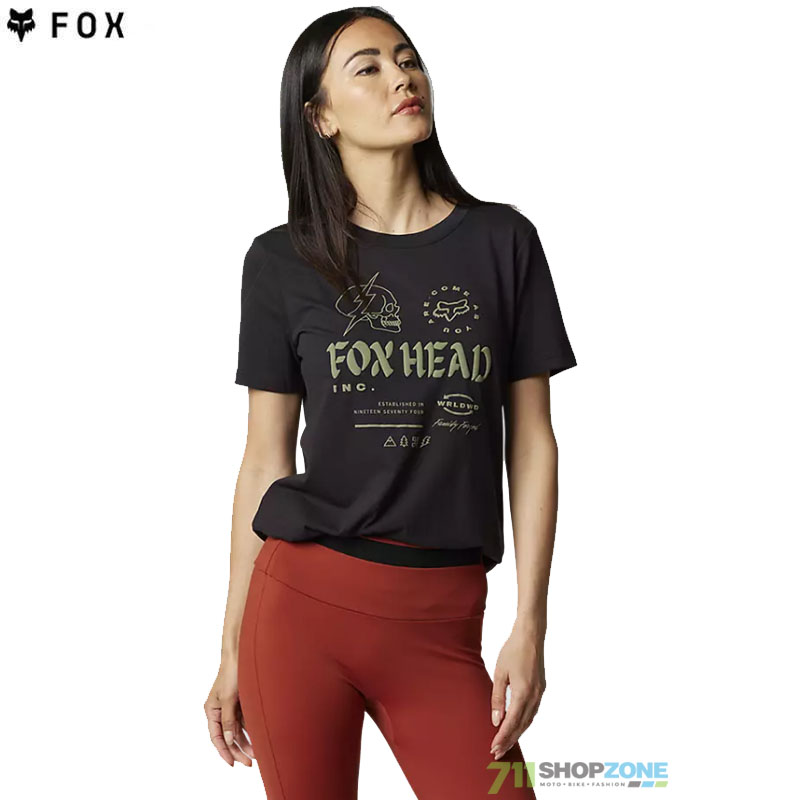 Oblečenie - Dámske, FOX dámske tričko Unlearned ss tee, čierna