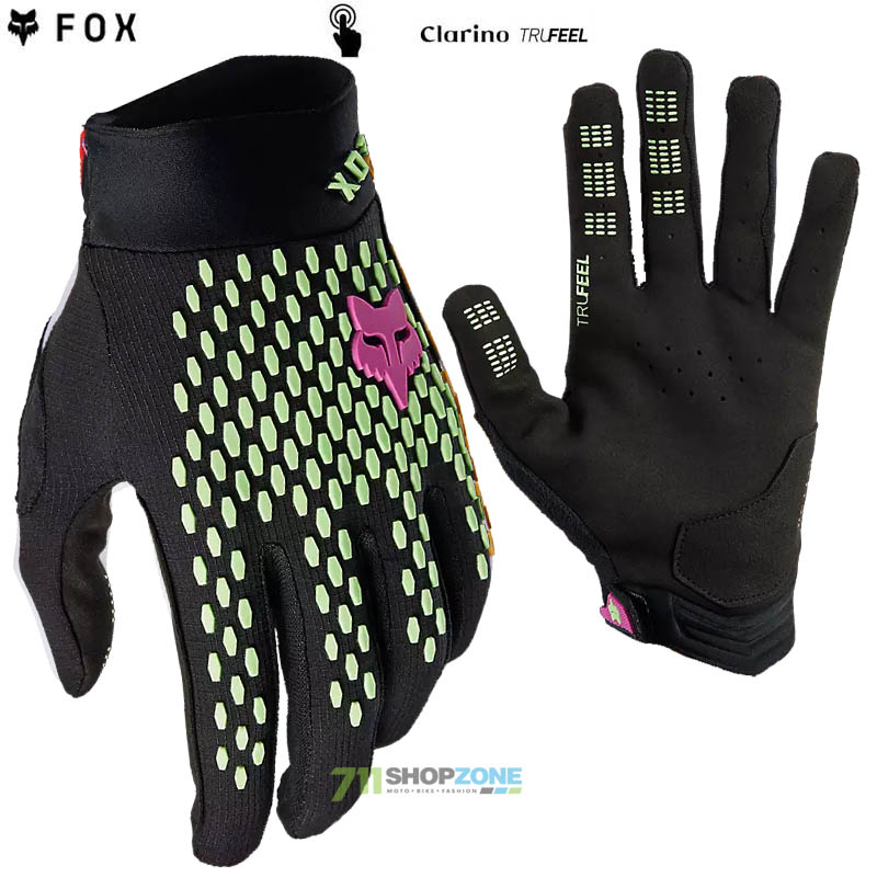 Cyklo oblečenie - Pánske, FOX cyklistické rukavice Defend Race glove, čierna