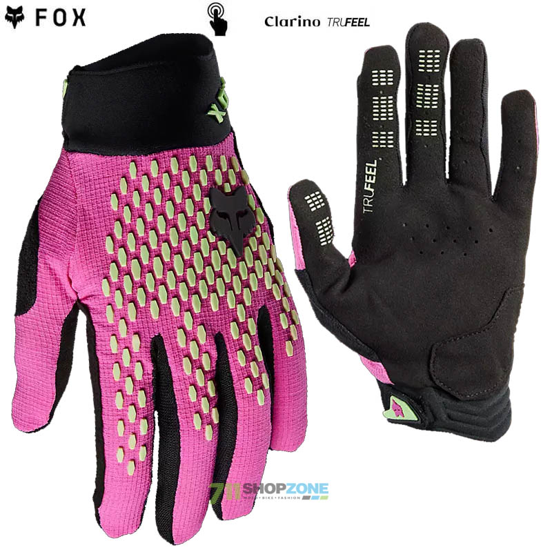 Cyklo oblečenie - Dámske, FOX dámske cyklistické rukavice Defend Race glove V23, ružová
