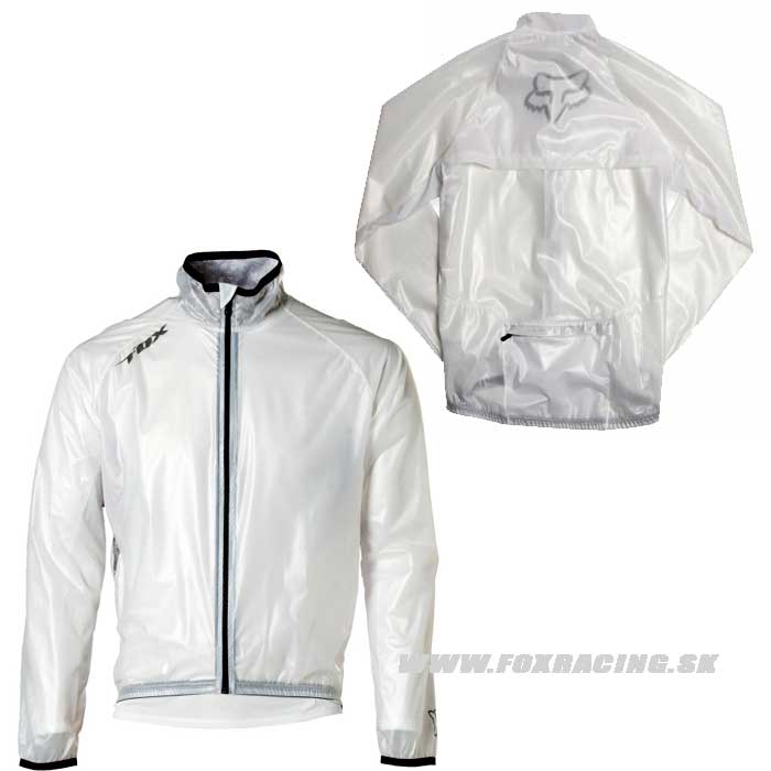 Cyklo oblečenie - Pánske, Fox pláštenka Vapor jacket, biela