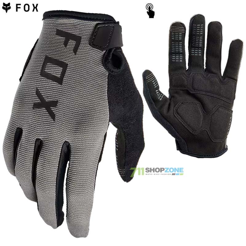 Cyklo oblečenie - Pánske, FOX cyklistické rukavice Ranger glove Gel V23, šedá