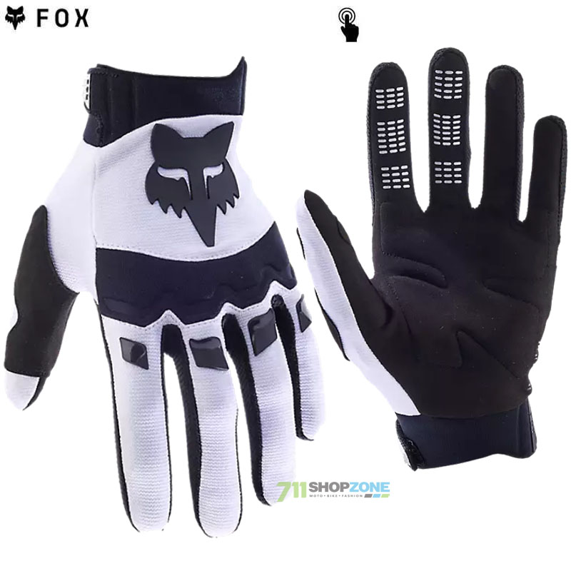 Moto oblečenie - Rukavice, Fox rukavice Dirtpaw Glove V24, biela