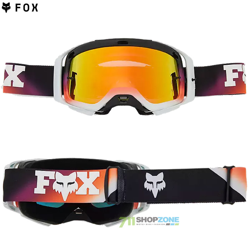 Moto oblečenie - Okuliare, Fox okuliare Airspace Streak goggle, biela